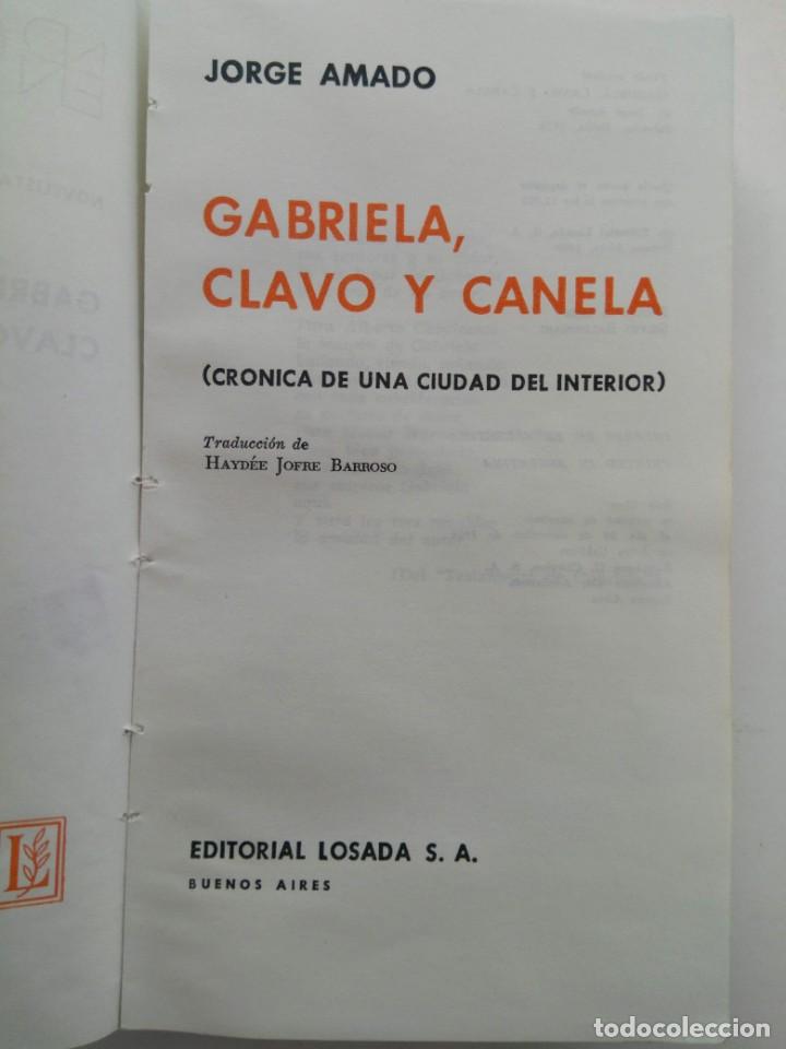 Libros: GRABIELA CLAVO Y CANELA - JORGE AMADO - Foto 2