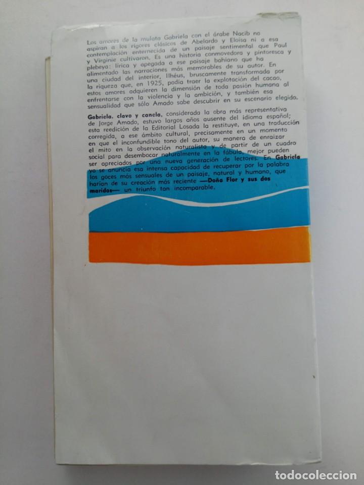 Libros: GRABIELA CLAVO Y CANELA - JORGE AMADO - Foto 3