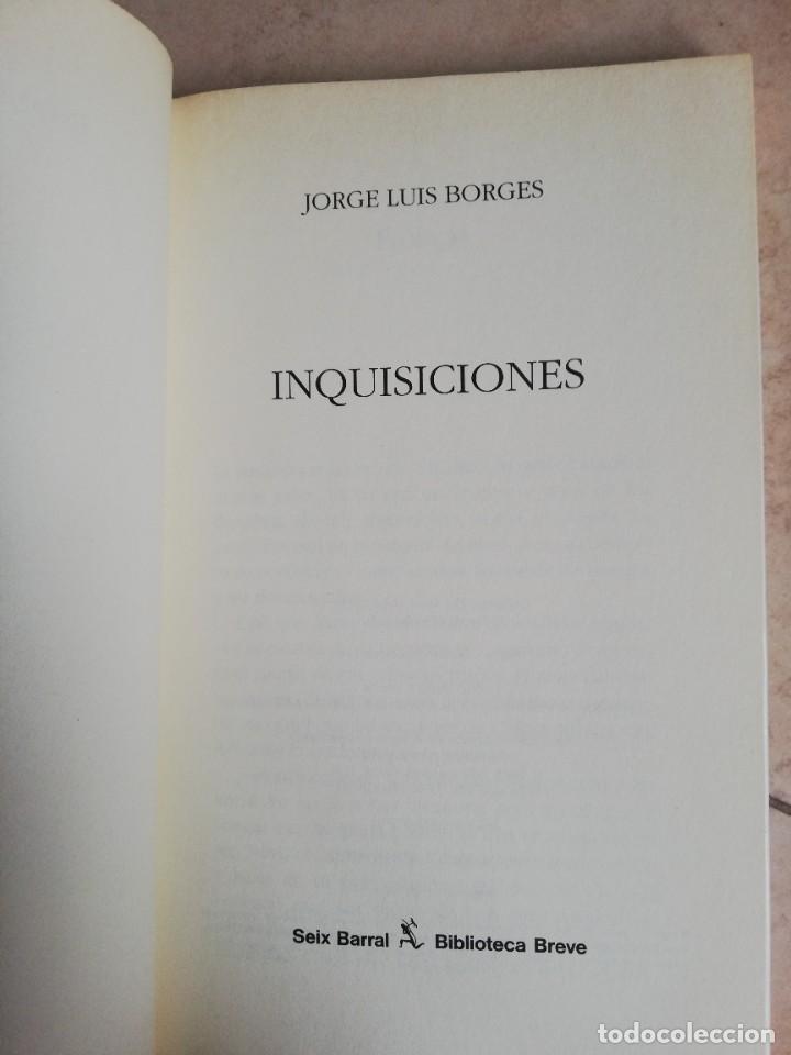Libros: INQUISICIONES. BORGES. LOTE DE 5 LIBROS. - Foto 54
