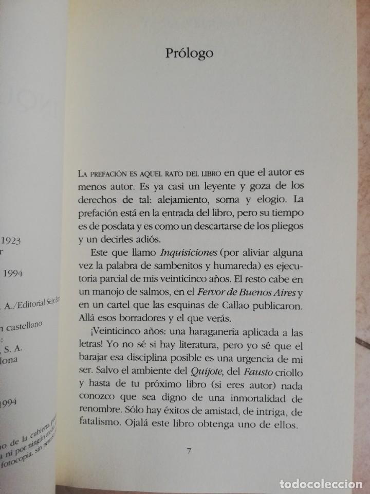 Libros: INQUISICIONES. BORGES. LOTE DE 5 LIBROS. - Foto 56