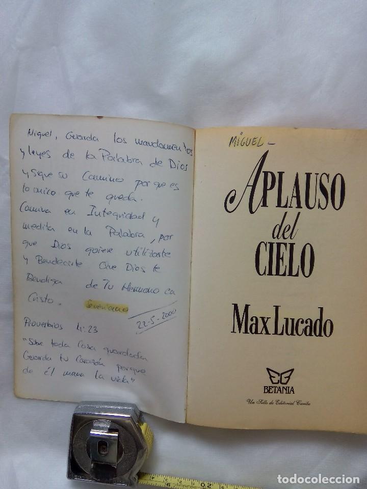 Libros: APLAUSO DEL CIELO / MAX LUCADO - Foto 4