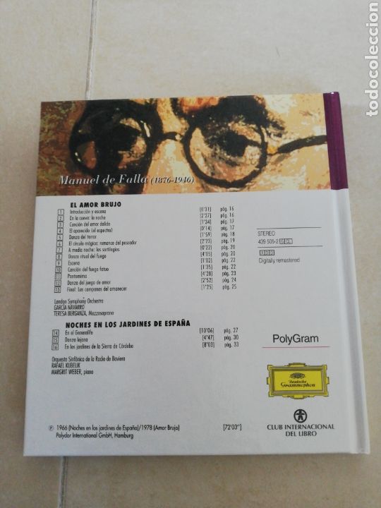 Libros: La gran m&uacute;sica pas&oacute; a, Falla libro +C/D, club internacional del libro polygram - Foto 3