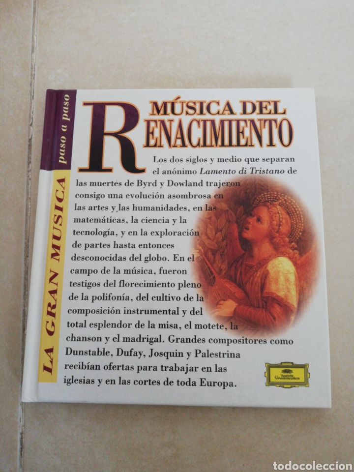 Libros: La gran m&uacute;sica pas&oacute; a pas&oacute;, m&uacute;sica del renacimiento libro +C/Dclub internacional del libro polygram