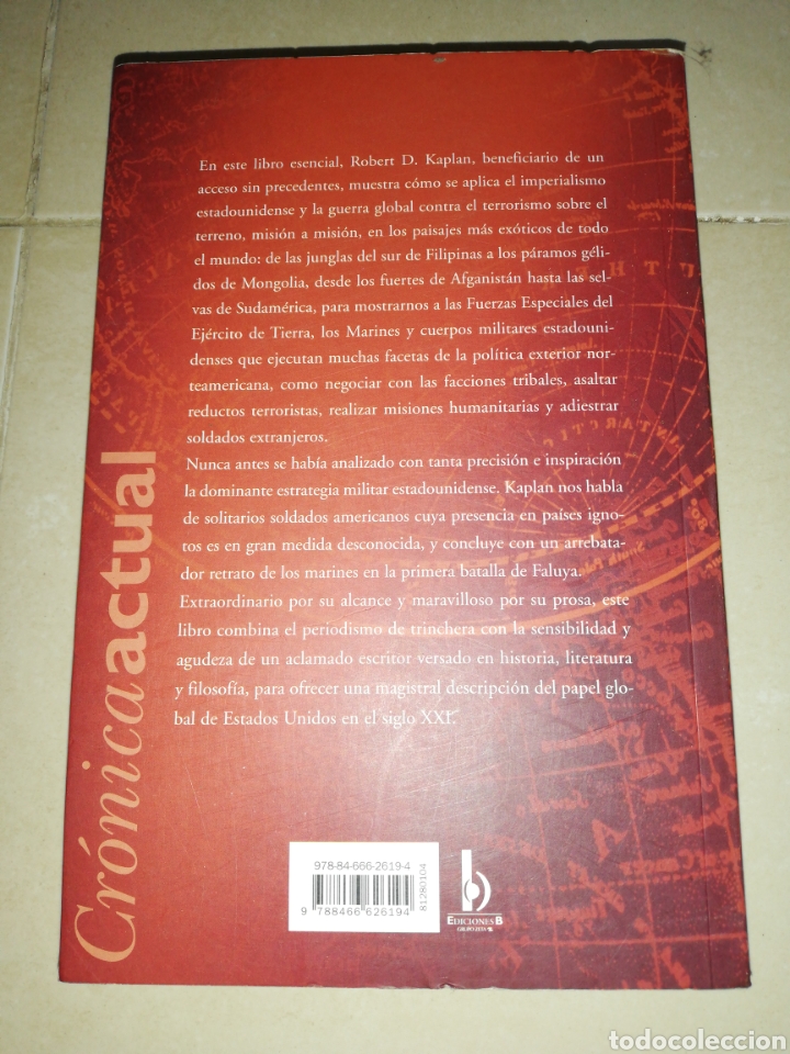 Libros: Gru&ntilde;idos imperiales Robert D Kaplan, edici&oacute;nes B - Foto 2