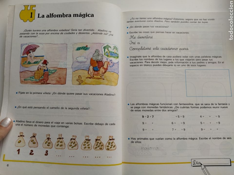 Libros: Cuaderno de vacaciones 1&ordm; EGB cincel - Foto 2