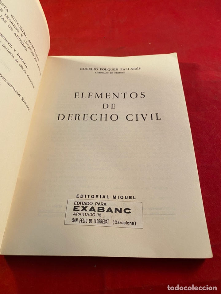 Libros: Elementos de derecho civil - Foto 2