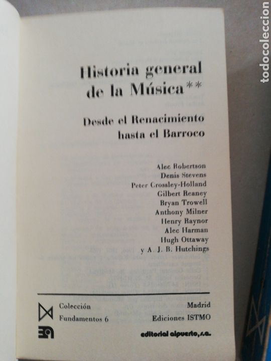 Libros: Historia general de la m&uacute;sica (2 tomos) libros de bolsillo itsmo - Foto 2