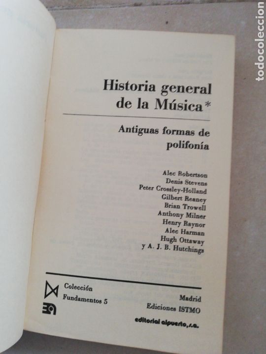 Libros: Historia general de la m&uacute;sica (2 tomos) libros de bolsillo itsmo - Foto 4