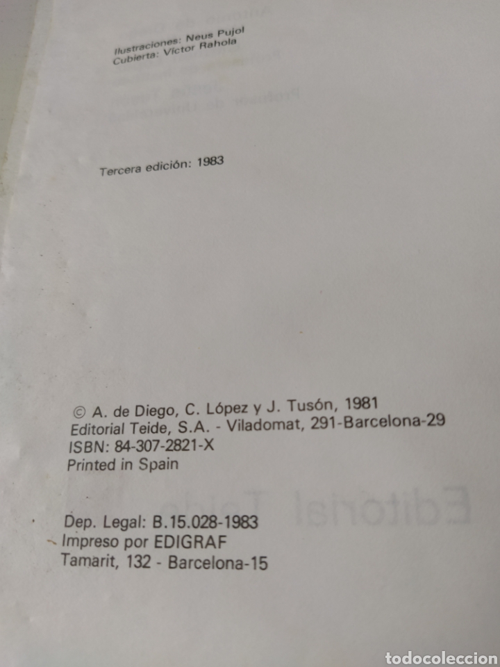 Libros: Din, don, din, 1. Lenguaje 1&deg;EGB TEIDE - Foto 3