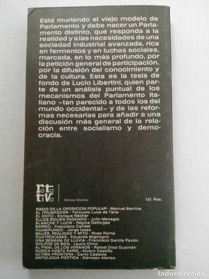 Libros: &iquest;QUE PARLAMENTO? - LUCIO LIBERTINI - Foto 2