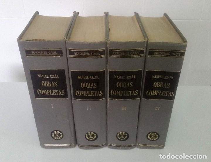 Libros: Aza&ntilde;a: obras completas. Oasis, primera edici&oacute;n - Foto 1
