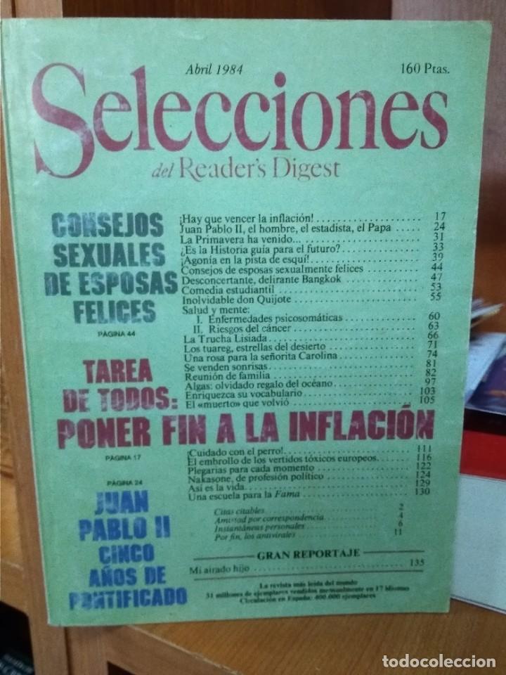 Libros: Selecciones del Reader&acute;s Digest, abril 1984 - Foto 1