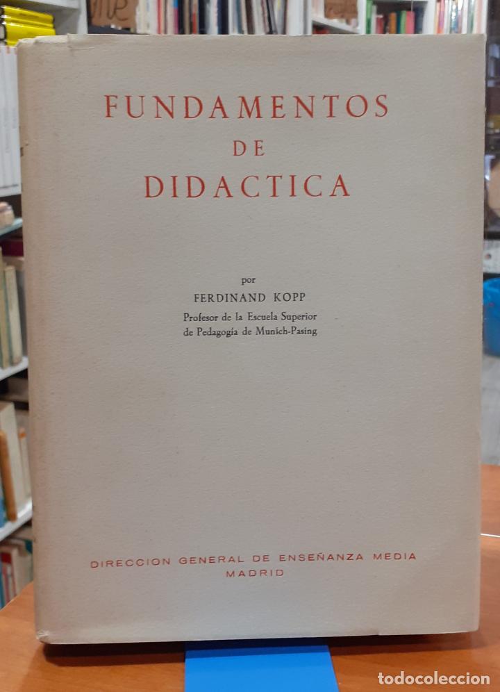 Libros: Fundamentos de did&aacute;ctica - KOPP, FERDINAND - Foto 1