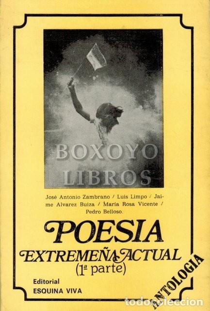 Libros: ZAMBRANO, Jos&eacute; Antonio/ LIMPO, Luis/ &Aacute;LVAREZ BUIZA, Jaime/ VICENTE, Mar&iacute;a Rosa/ BELLOSO, Pedro. Poes