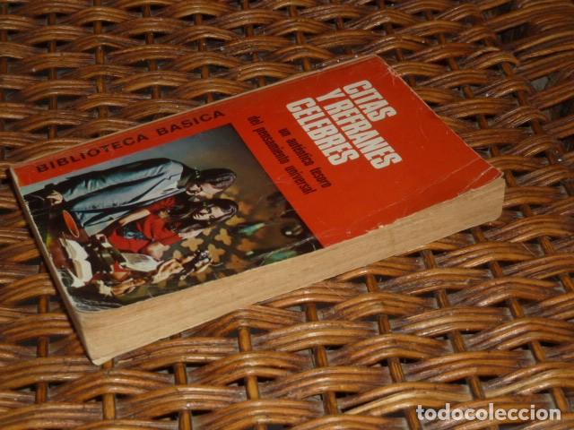 Libros: Citas y Refranes C&eacute;lebres, Ed. Bruguera 1975 - Foto 7