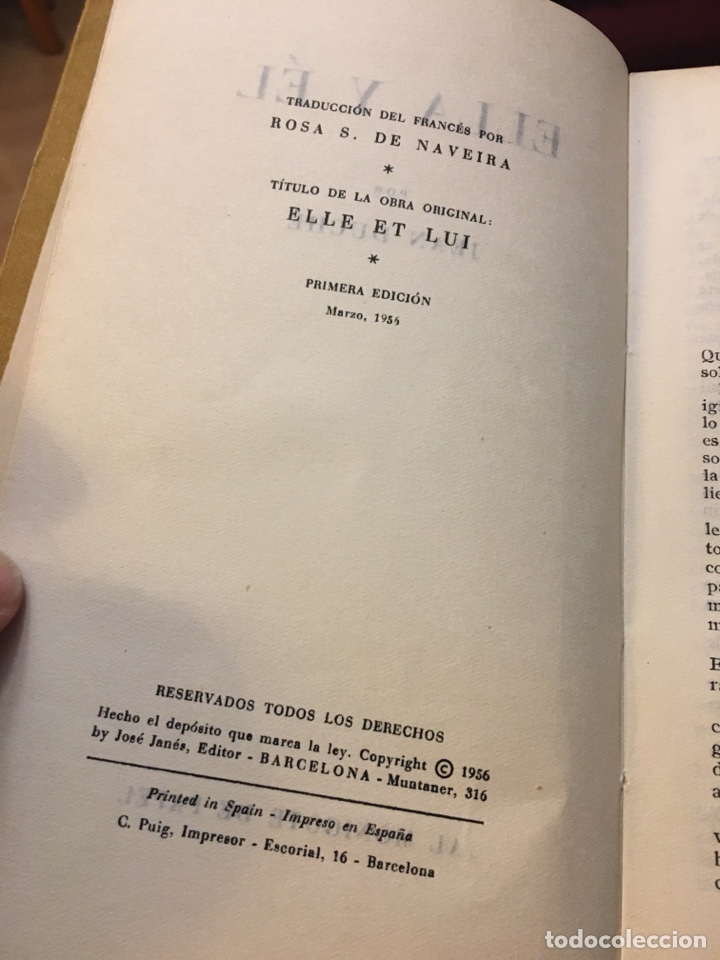 Libros: ELLA Y &Eacute;L Jean Duch&eacute; - Foto 3