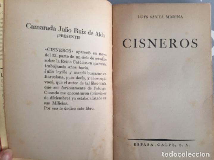 Libros: Cisneros. Luys Santa Marina - Foto 2