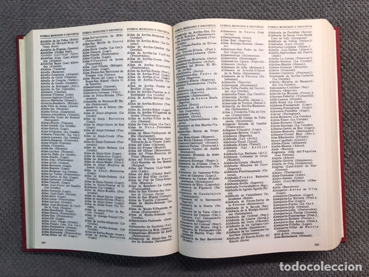 Libros: PUEBLOS DE ESPA&Ntilde;A, Nomenclator Comercial (a.1987) - Foto 3