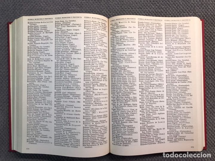 Libros: PUEBLOS DE ESPA&Ntilde;A, Nomenclator Comercial (a.1987) - Foto 4
