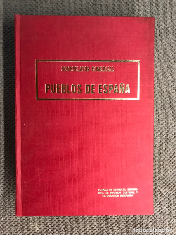 Libros: PUEBLOS DE ESPA&Ntilde;A, Nomenclator Comercial (a.1987) - Foto 1