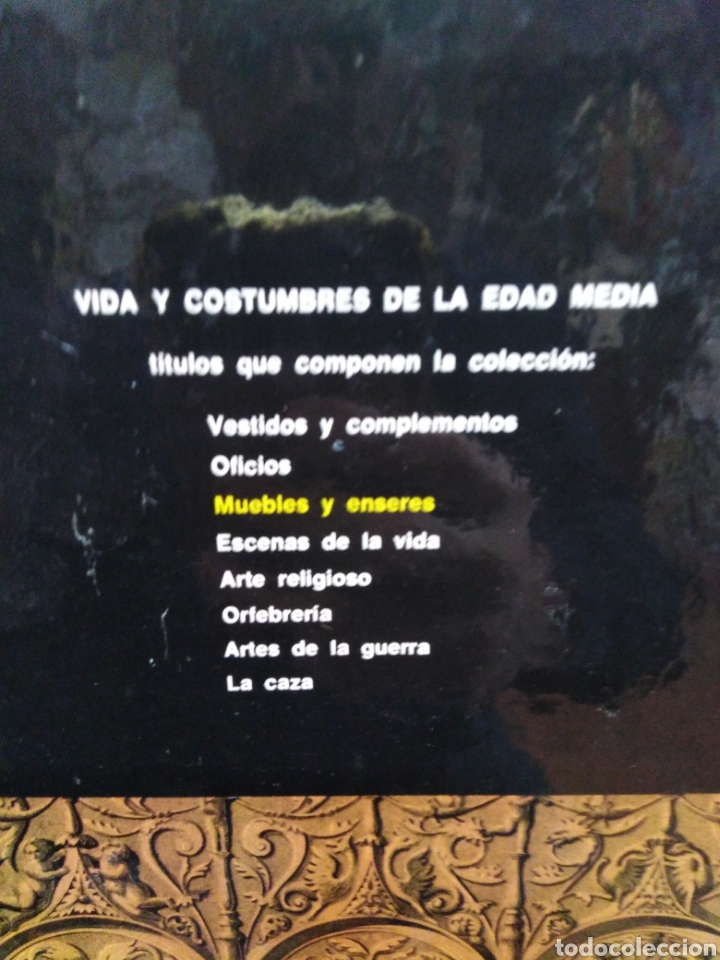 Libros: MUEBLES Y ENSERES. Vida y costumbres de la Edad Media - V. V. A. A. - Foto 3