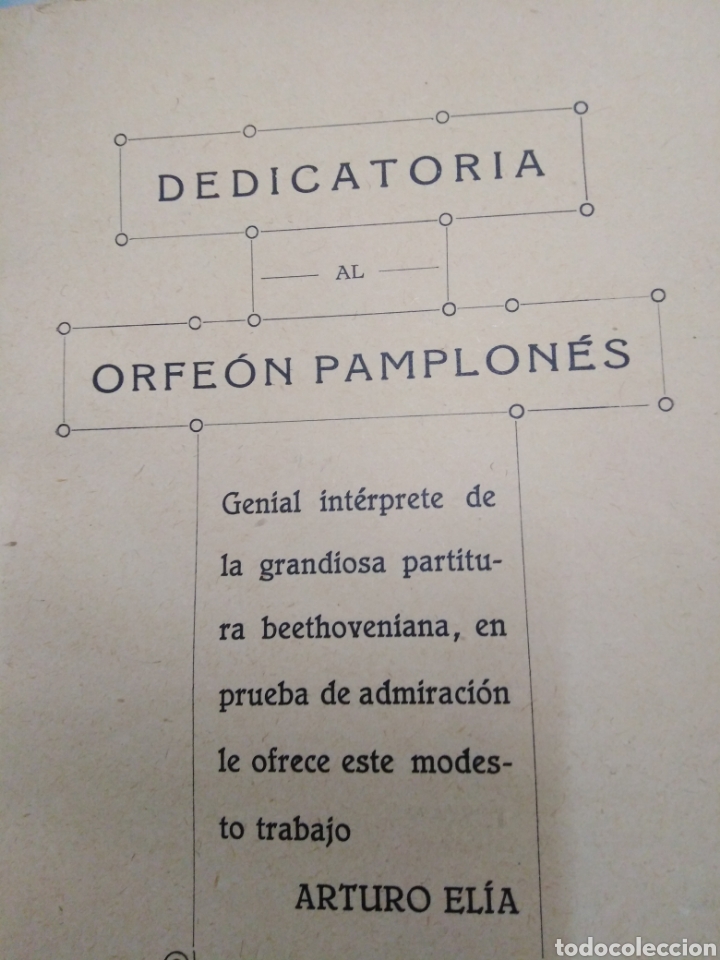 Libros: MISA SOLEMNE EN RE MAYOR (OP. 123) BEETHOVEN - ELIA, Arturo. - Foto 3