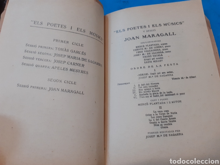 Libros: POESIES - MARAGALL, Joan. - Foto 3