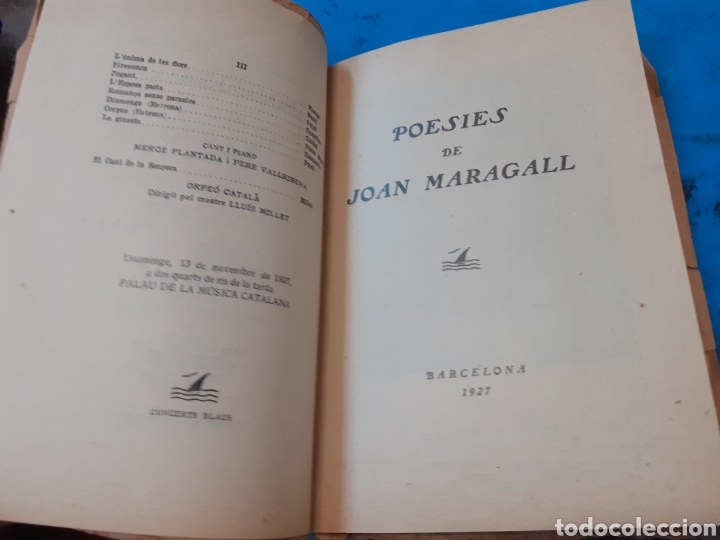 Libros: POESIES - MARAGALL, Joan. - Foto 4