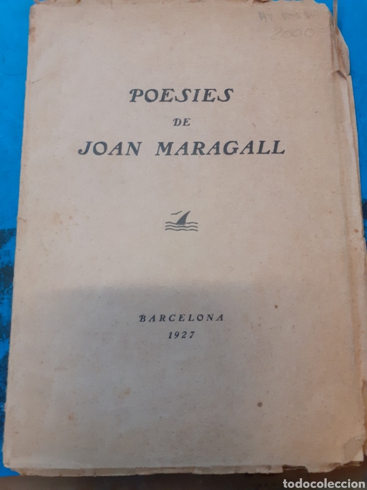 Libros: POESIES - MARAGALL, Joan. - Foto 1
