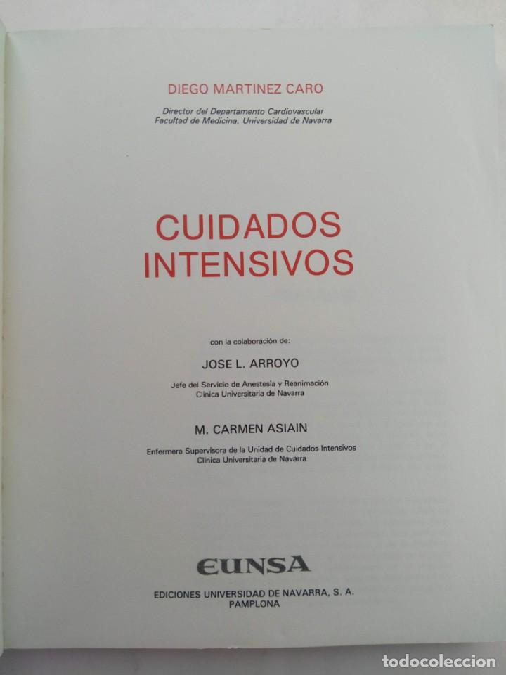 Libros: CUIDADOS INTENSIVOS - DIEGO MARTINEZ CARO - EUNSA - Foto 2