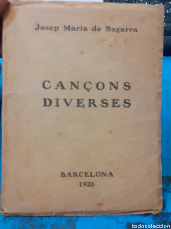 Libros: CAN&Ccedil;ONS DIVERSES - SAGARRA, Josep Maria. - Foto 1
