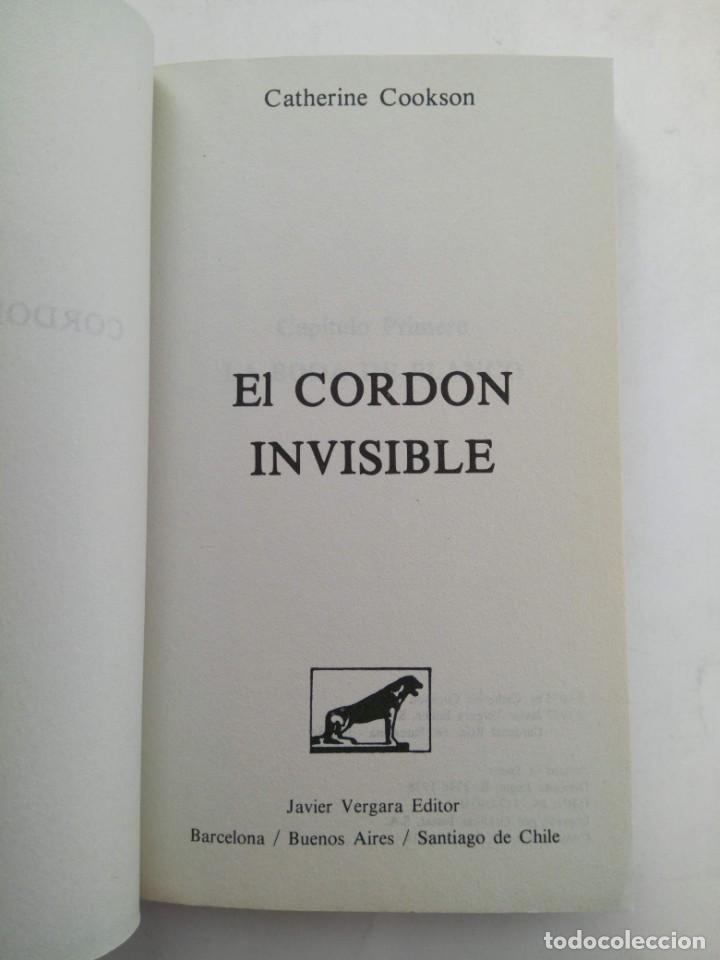 Libros: EL CORD&Oacute;N INVISIBLE - CATHERINE COOKSON - JAVIER VERGARA EDITOR - Foto 2