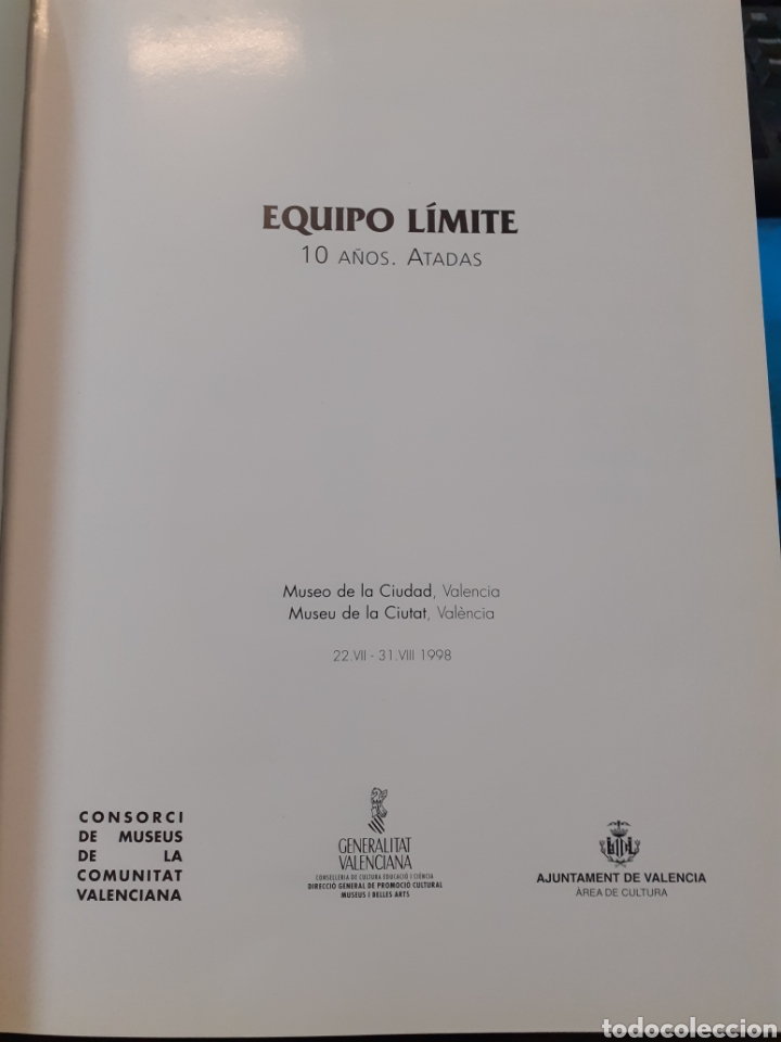 Libros: EQUIPO LIMITE.10 A&ntilde;os. Atadas - ARTE - Foto 3