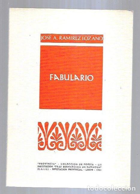 Libros: FABULARIO - RAMIREZ LOZANO, JOSE A. - Foto 2