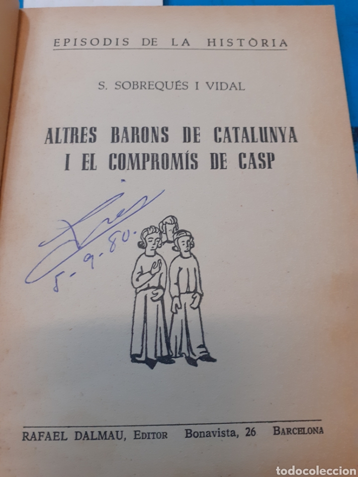 Libros: ALTRES BARONS DE CATALUNYA I EL COMPROMIS DE CASP - SOBREQUES I VIDAL, S. - Foto 3