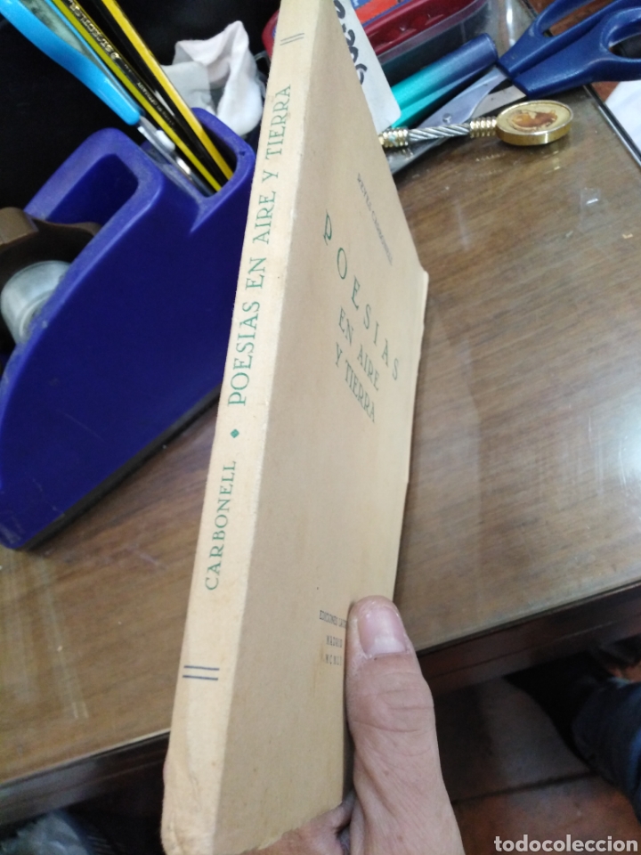 Libros: POESIAS EN AIRE Y TIERRA - CARBONELL, Reyes. - Foto 2
