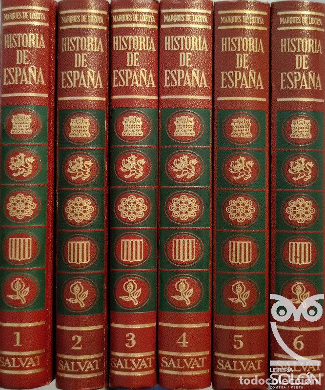 Libros: Historia de Espa&ntilde;a - 6 Vols. - Marqu&eacute;s de Lozoya - Foto 1