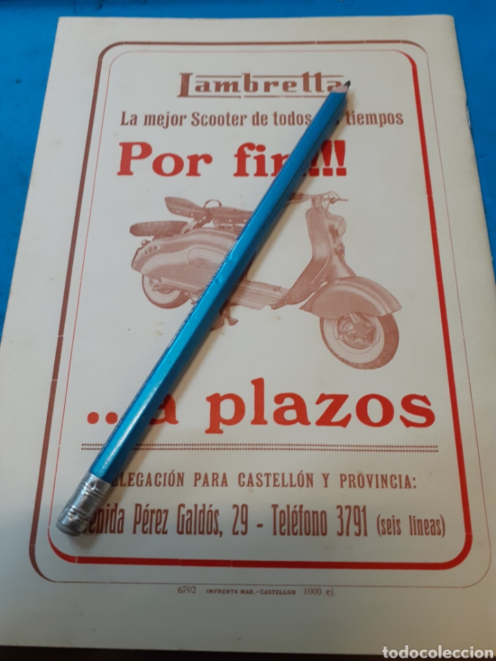 Libros: GAYATA N&ordm; 5.Programa de festejos a&ntilde;o 1957. Castell&oacute;n - Foto 2