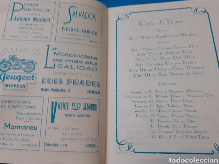 Libros: GAYATA N&ordm; 5.Programa de festejos a&ntilde;o 1957. Castell&oacute;n - Foto 3