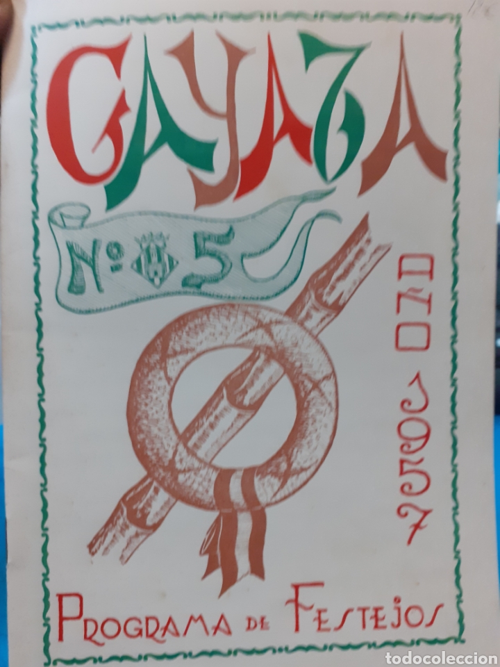 Libri di seconda mano: GAYATA N&ordm; 5.Programa de festejos a&ntilde;o 1957. Castell&oacute;n