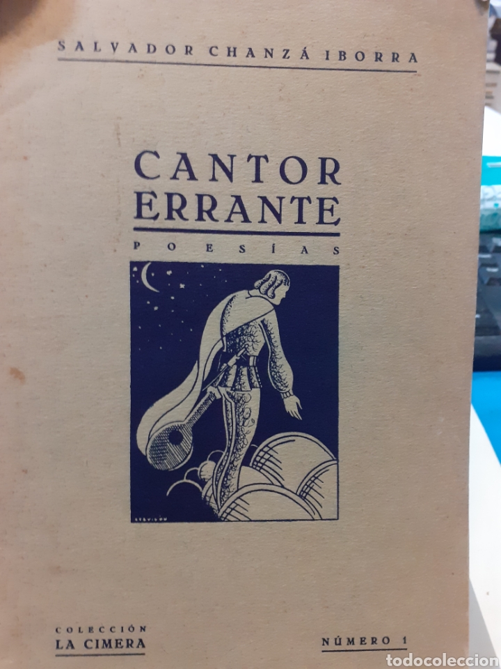 Libros: CANTOR ERRANTE - CHANZA IBORRA, Salvador. - Foto 1