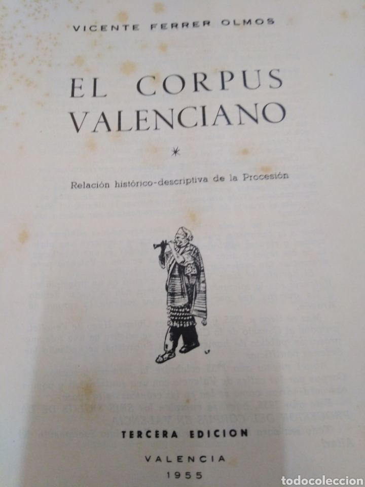 Libros: EL CORPUS VALENCIANO - FERRER OLMOS, Vicente. - Foto 2