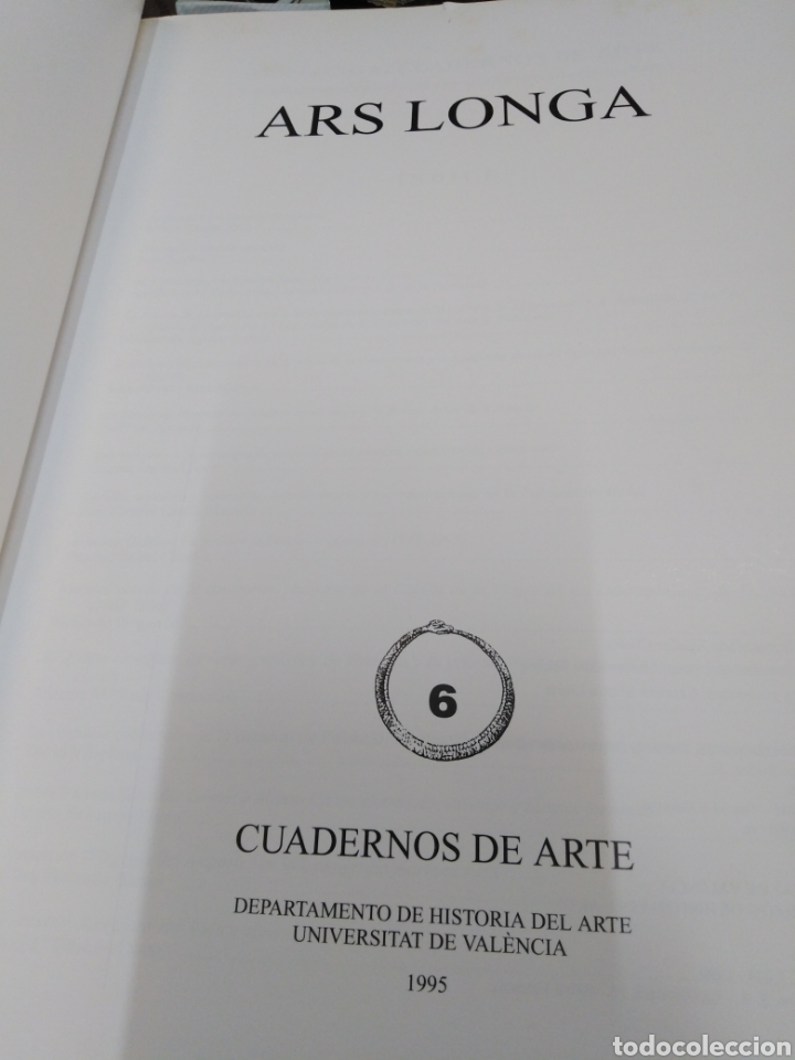 Libros: ARS LONGA N&ordm; 6 - CUADERNOS DE ARTE. - Foto 2