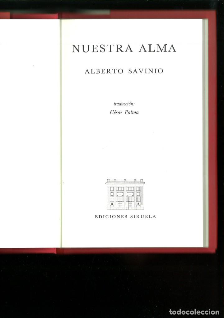 Libros: NUESTRA ALMA. EL SE&Ntilde;OR M&Uuml;NSTER. Alberto Savinio - Foto 2