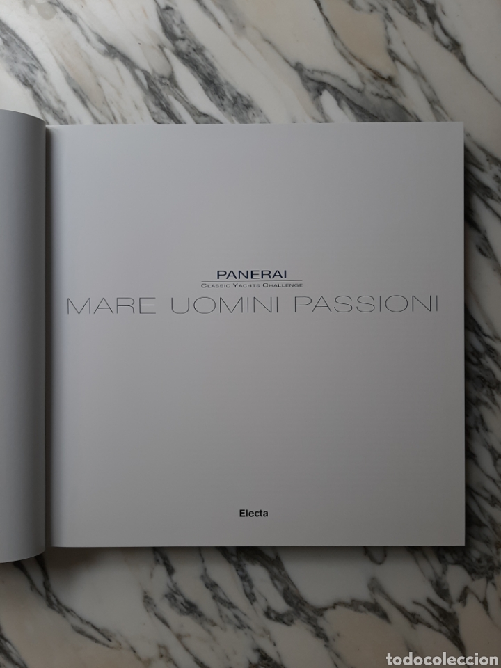 Libros: PANERAI - CLASSIC YACHTS CHALLENGE - MARE UOMINI PASSIONI - ELECTA - 2007 - Foto 4