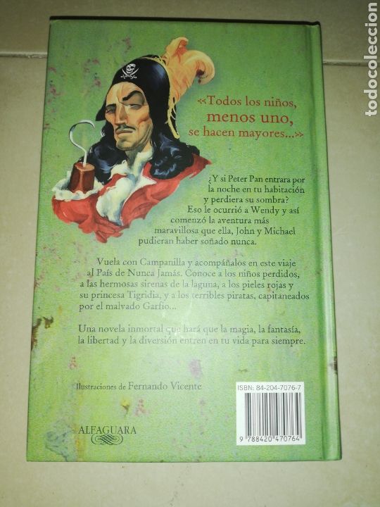 Libros: Peter Pan de J. M. Barrie, editorial alfaguara, 1ra edici&oacute;n - Foto 2