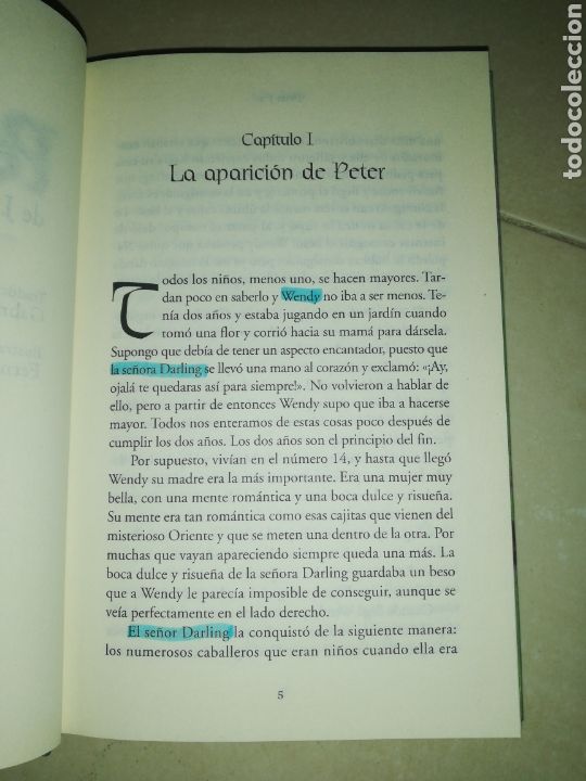 Libros: Peter Pan de J. M. Barrie, editorial alfaguara, 1ra edici&oacute;n - Foto 5