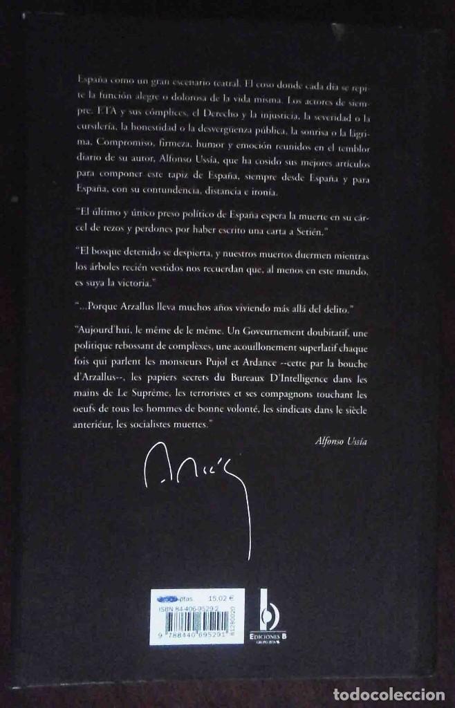 Libros: El temblor diario (Alfonso Uss&iacute;a) Ediciones B, 1999 - Foto 6