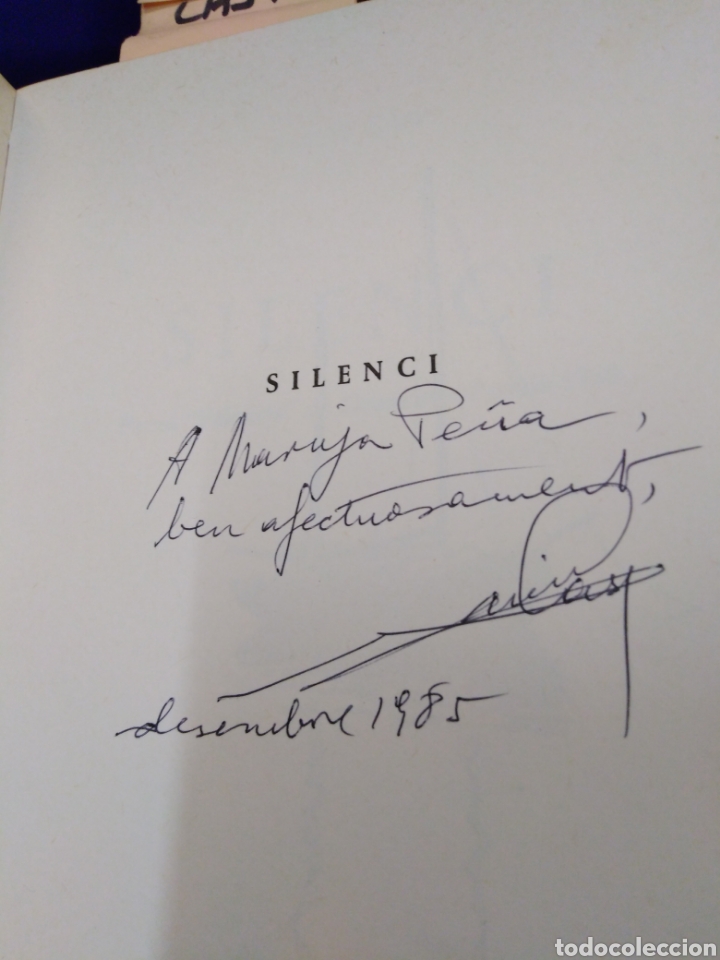 Libros: SILENCI - CASP VERGER, Xavier. - Foto 3