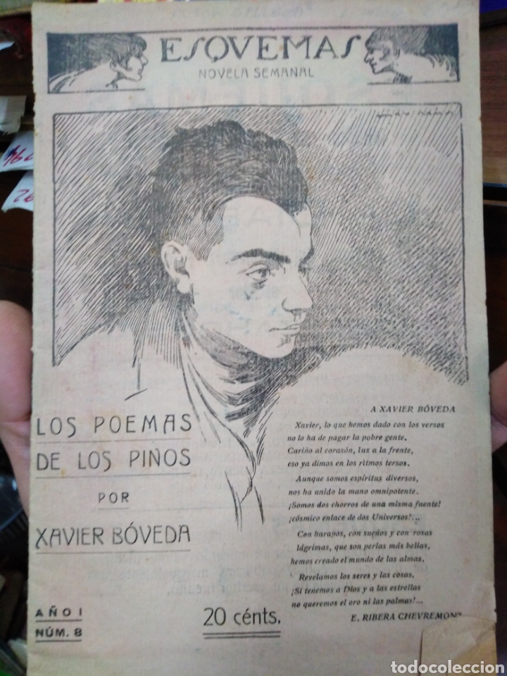 Libros: LOS POEMAS DE LOS PINOS.1&ordf; Edici&oacute;n - BOVEDA, Xavier